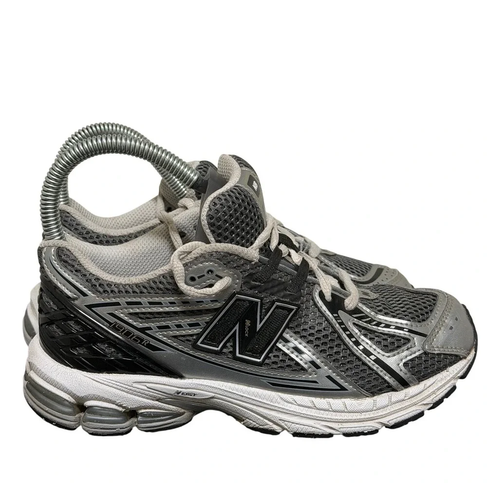 New Balance Sneakers Kids 1906R Grey Silver Running Shoes EUC